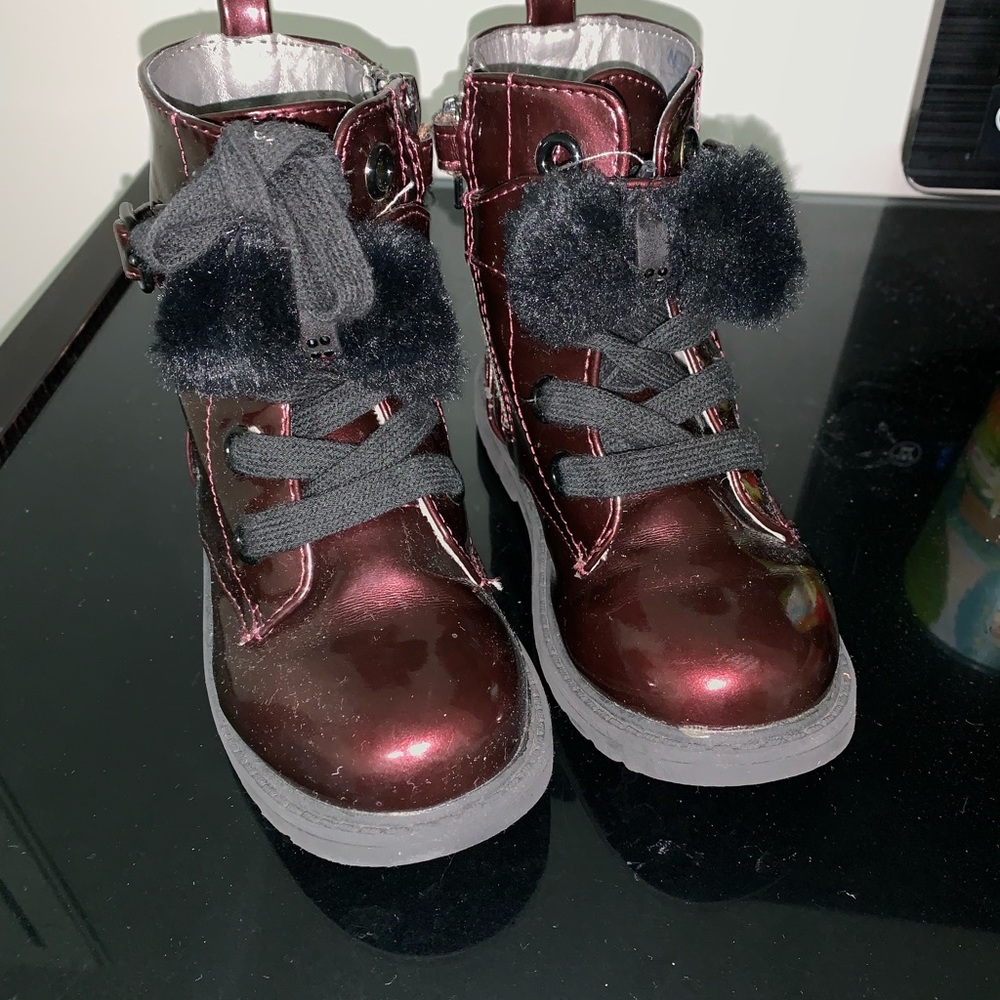 Patent Leather kids boots